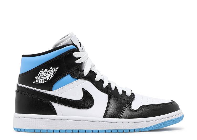 Davenzarry | Women's Air Jordan 1 Mid 'University Blue' | View 1