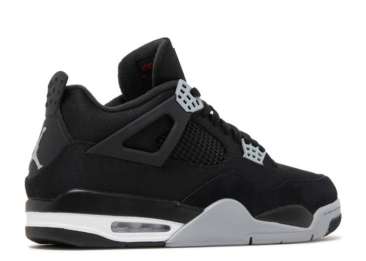 Davenzarry | Air Jordan 4 Retro SE 'Black Canvas' | View 3