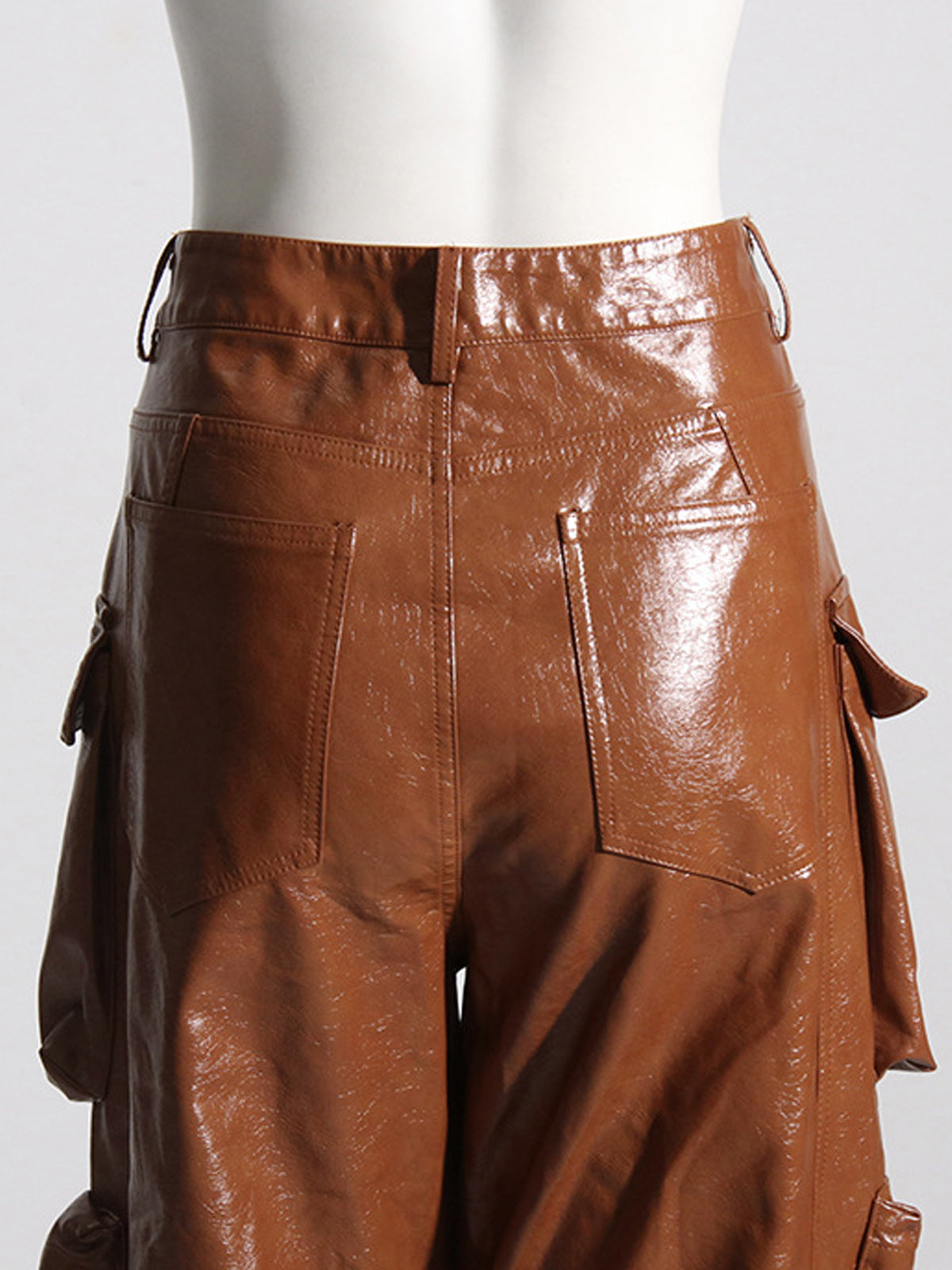 Fushya X Kript Pockets Street Leather Trouser