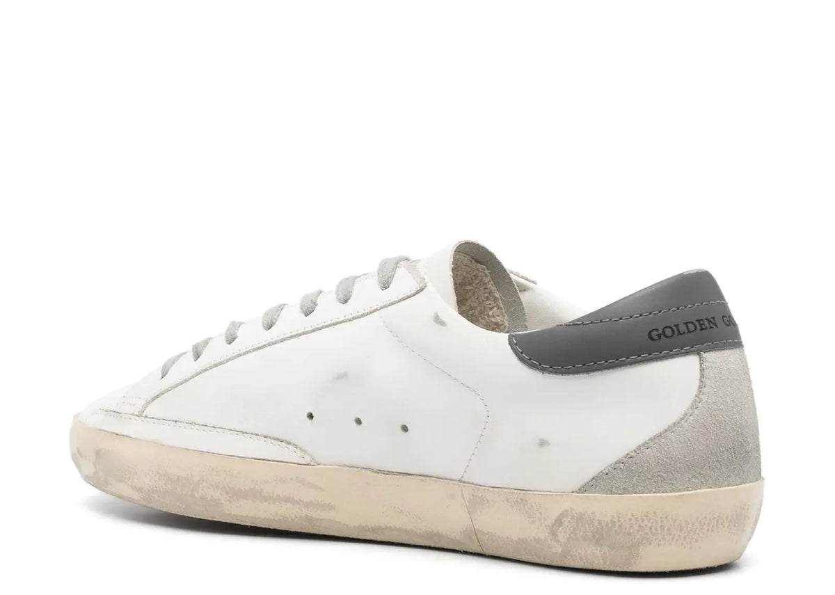Davenzarry | Golden Goose Super-Star White Gray Distressed | View 3