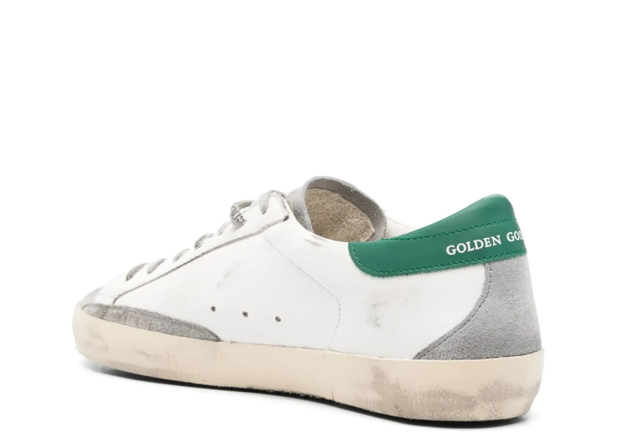 Davenzarry | Golden Goose Super-Star White Silver Heel | View 3