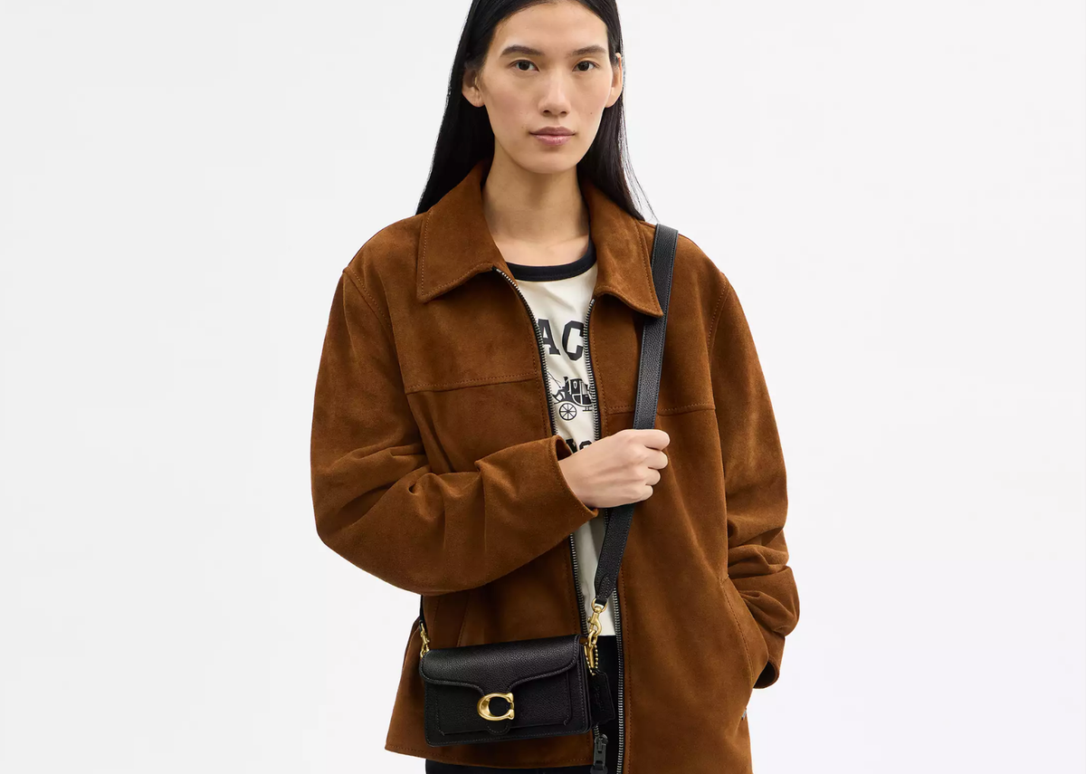 Davenzarry | Coach Tabby Shoulder Bag 20 Brass/Black | View 5