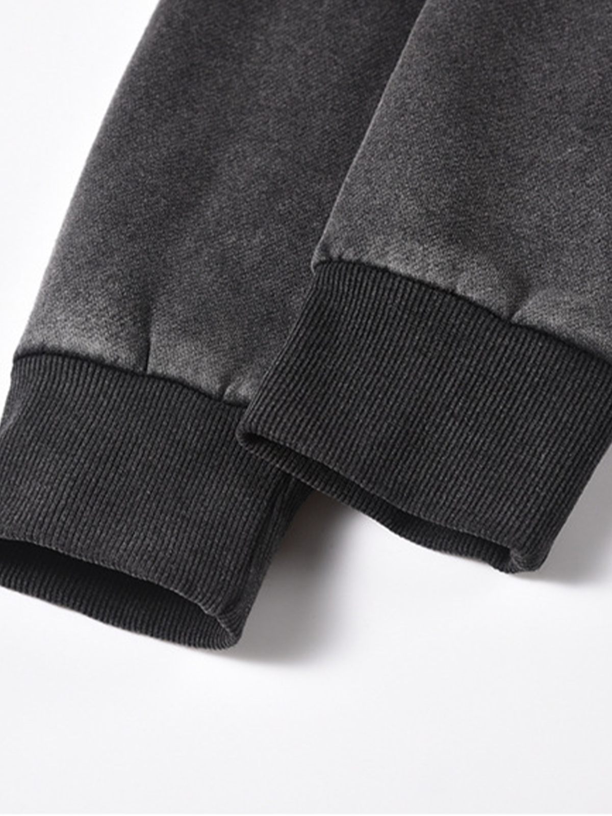 Fushya Wash Tam Fermuarlı Kapüşonlu Sweatshirt