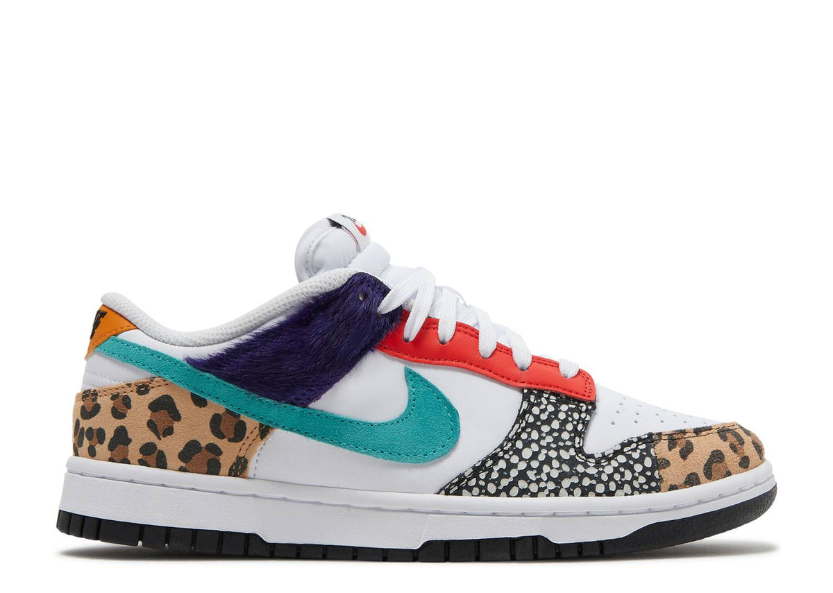 Davenzarry | Women's Dunk Low SE 'Safari Mix' | View 1