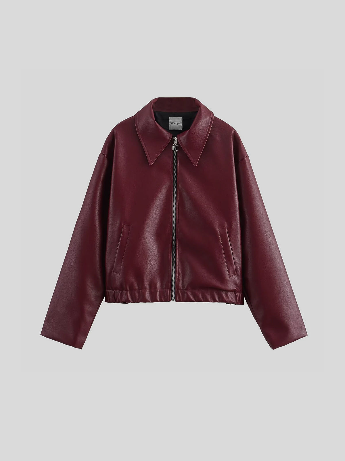 Fushya "80s" Cherry Lady Vintage Leather Jacket