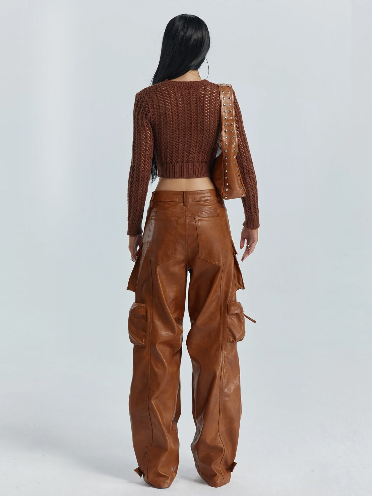 Fushya X Kript Pockets Street Leather Trouser