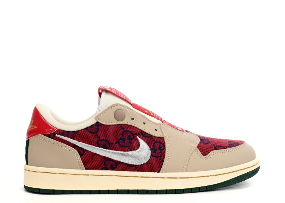 Davenzarry | Air Jordan 1 Low 'Wine Red 1.0' | View 1