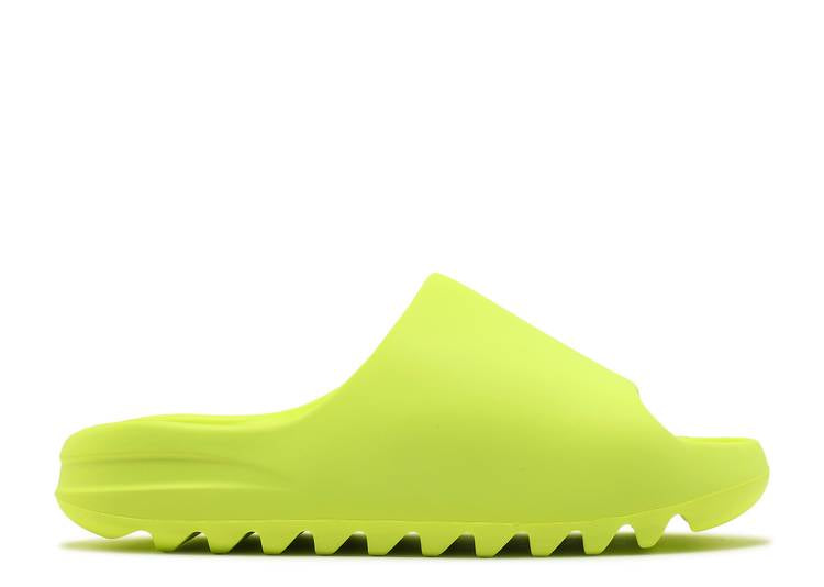 Davenzarry | Yeezy Slide 'Glow Green' | View 1
