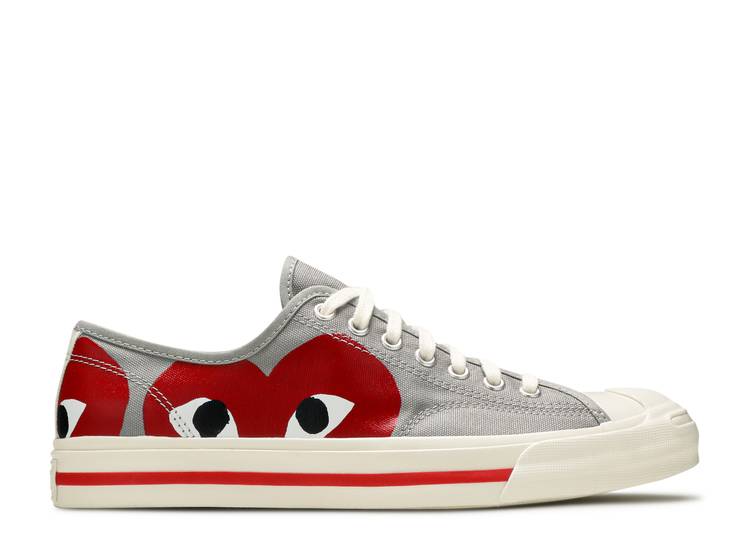 Davenzarry - Comme Des Garçons Play x Jack Purcell 'Drizzle Red' - Image 1