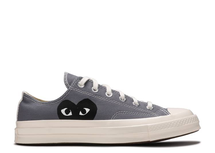 Comme Des Garçons Play x Chuck 70 Low 'Steel Gray'