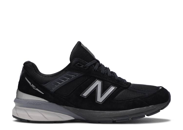 Davenzarry | New Balance 990v5 Made in USA 'Black' | View 1