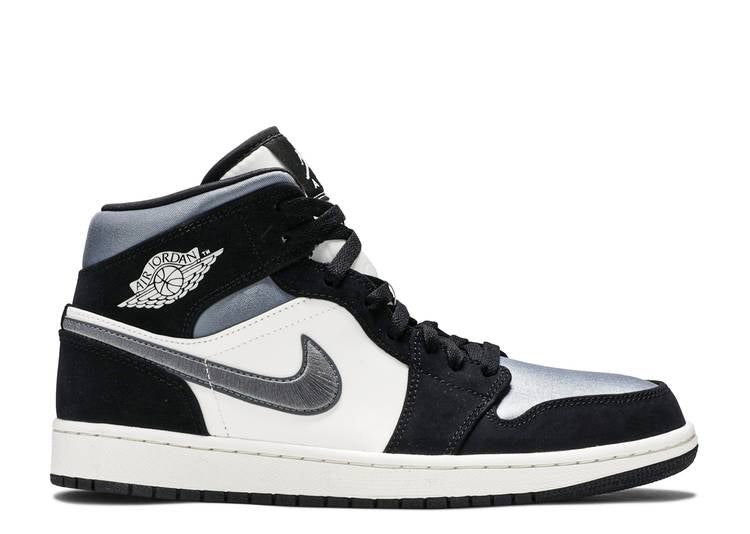 Davenzarry | Air Jordan 1 Mid SE 'Satin Smoke Grey' | View 1
