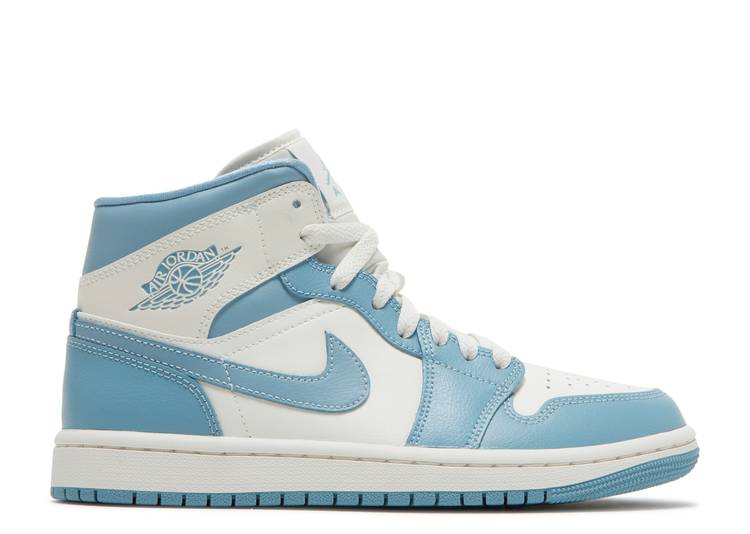 Davenzarry - Women's Air Jordan 1 Mid 'University Blue' - Image 1