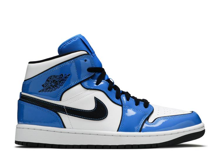 Davenzarry - Air Jordan 1 Mid SE 'Signal Blue' - Image 1