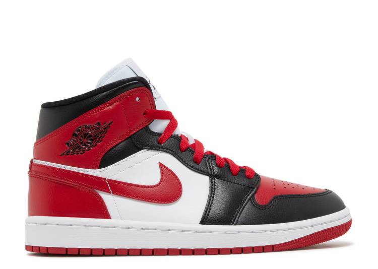 Davenzarry | Women's Air Jordan 1 Mid 'Alternate Bred Toe' | View 1