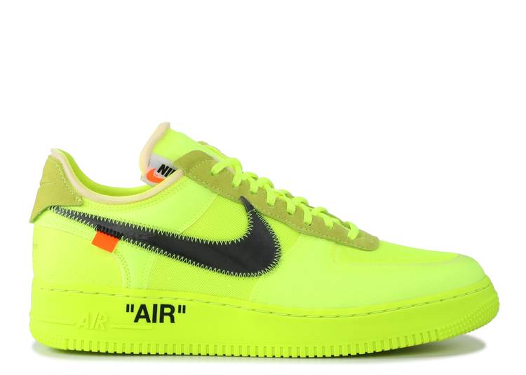 Davenzarry | Off-White x Air Force 1 Low 'Volt' | View 1