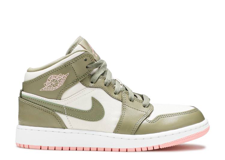 Air Jordan 1 Mid Gg 'Bleached Coral'