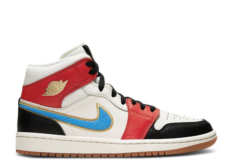 Davenzarry | Women's Air Jordan 1 Mid SE 'Let(Her)man' | View 1