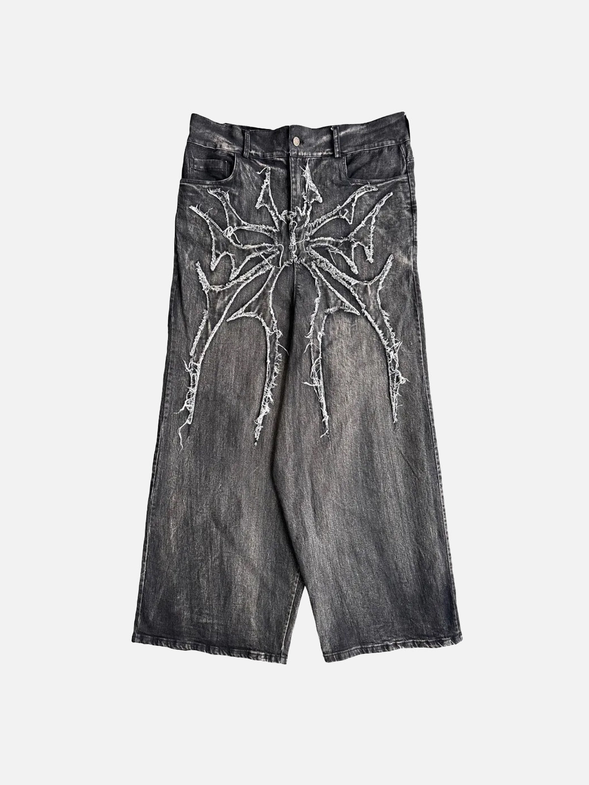 Fushya Deep Street Sword Lines Baggy Jean