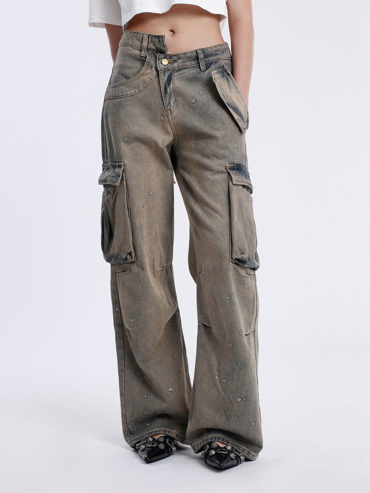 Fushya "Street Star" Vintage Deep Washed Jeans