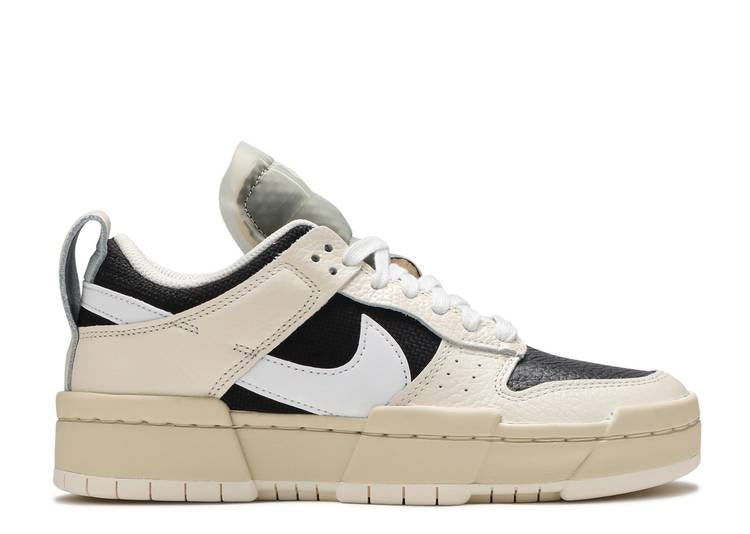 Davenzarry | Women's Dunk Low Disrupt 'Ivory Black' | View 1