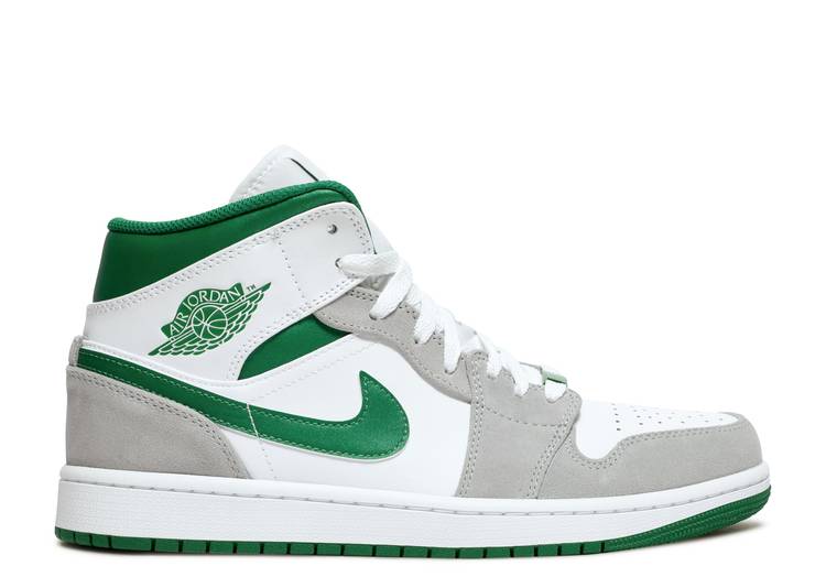 Davenzarry - Air Jordan 1 Mid SE 'Grey Pine Green' - Image 1