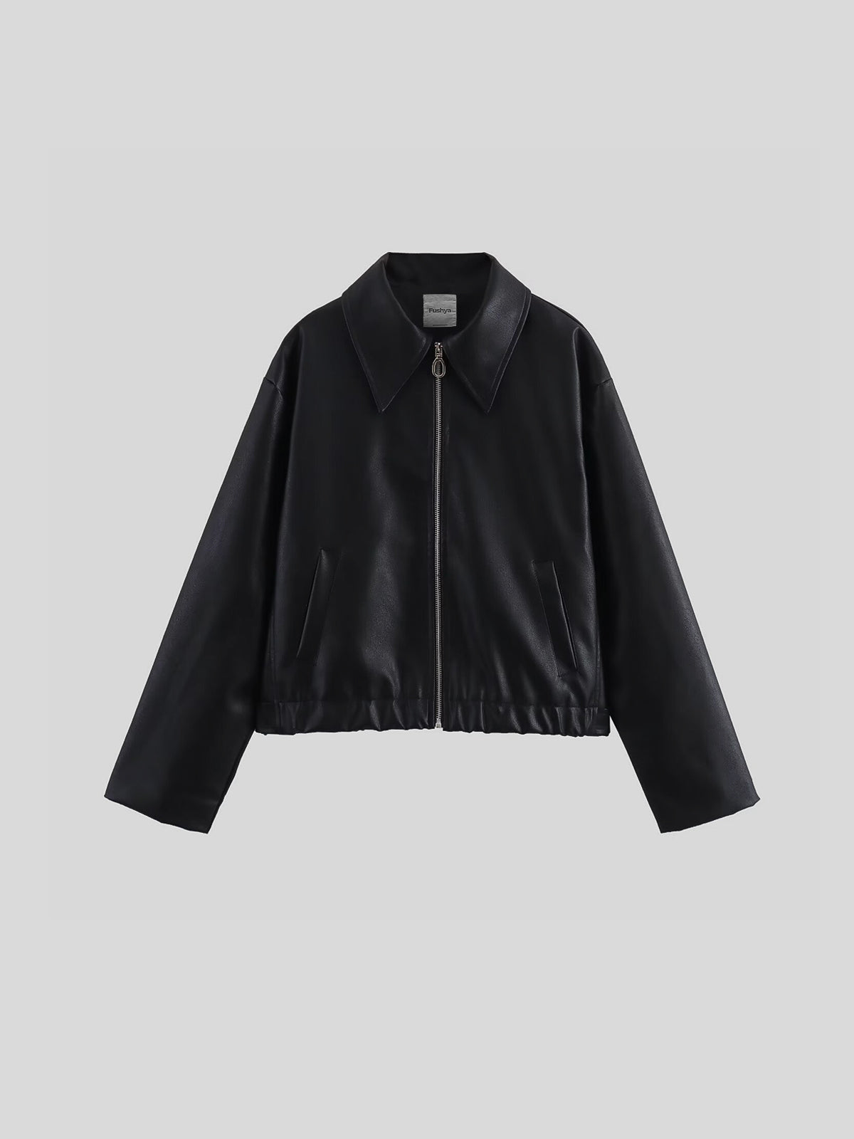 Fushya "80s" Cherry Lady Vintage Leather Jacket
