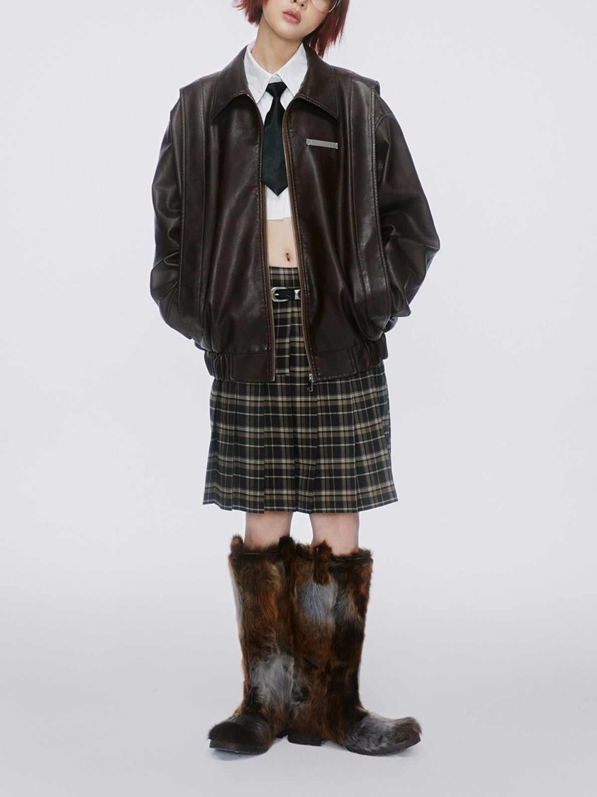 Fushya ZV Vintage Leather Jacket