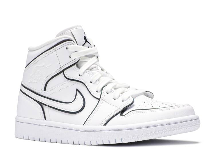 Davenzarry | Women's Air Jordan 1 Mid SE 'Iridescent Trim' | View 3