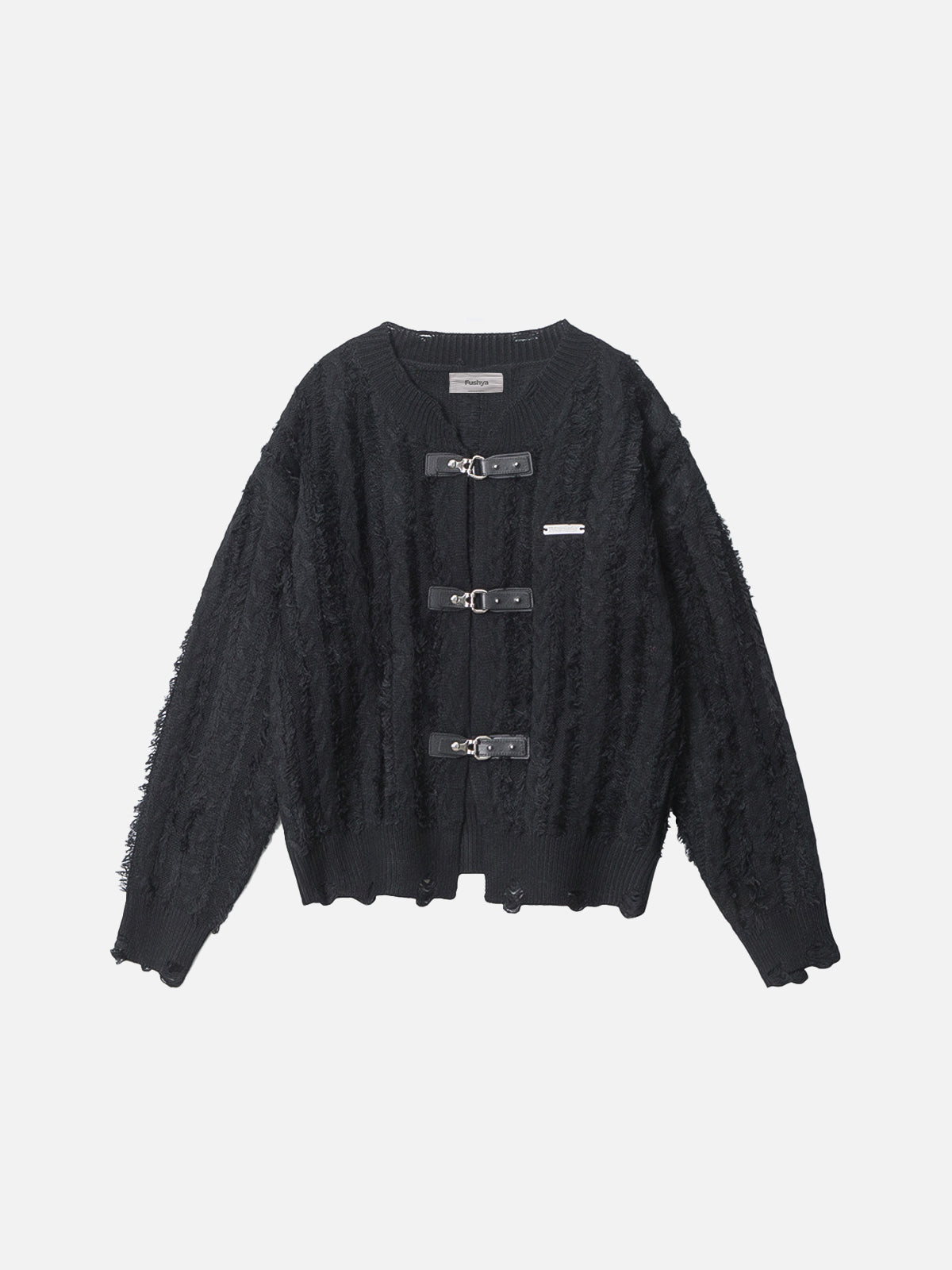 Fushya Belt Fringe Vintage Cardigan