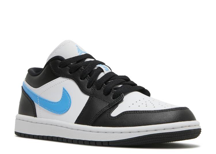 Davenzarry | Women's Air Jordan 1 Low 'Black University Blue' | View 2