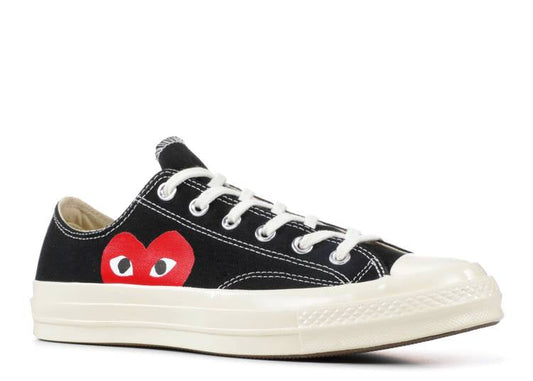 Davenzarry - Comme Des Garçons Play x Chuck 70 Low 'Black White' - Image 2