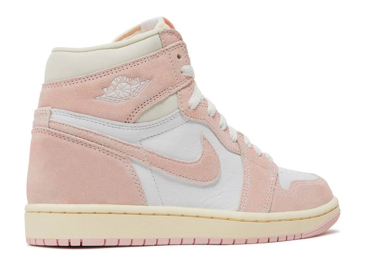 Davenzarry | Women's Air Jordan 1 Retro High OG 'Washed Pink' | View 3