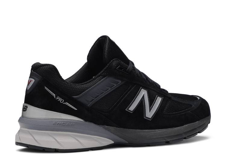 Davenzarry | New Balance 990v5 Made in USA 'Black' | View 3