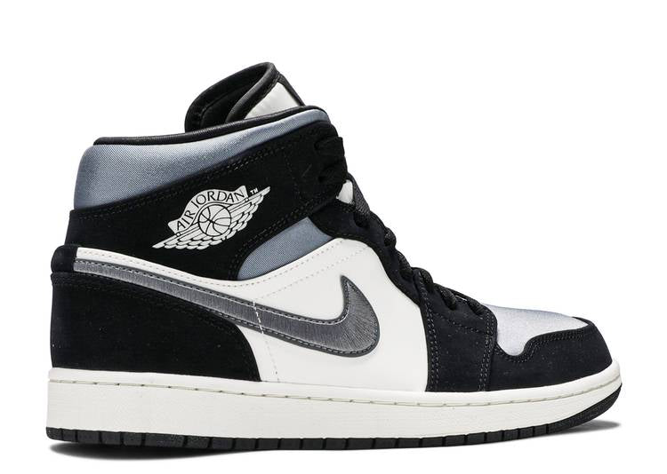 Davenzarry | Air Jordan 1 Mid SE 'Satin Smoke Grey' | View 3