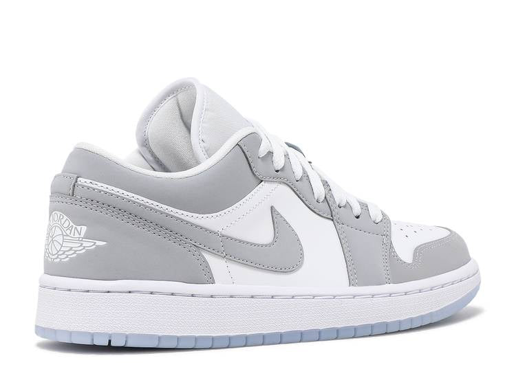 Davenzarry | Women's Air Jordan 1 Low 'White Wolf Grey' | View 3