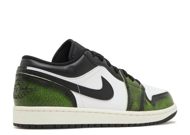 Davenzarry | Air Jordan 1 Low SE 'Wear-Away - Electric Green' | View 3