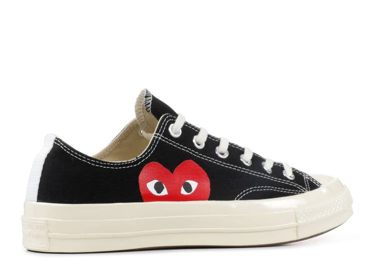 Davenzarry - Comme Des Garçons Play x Chuck 70 Low 'Black White' - Image 3