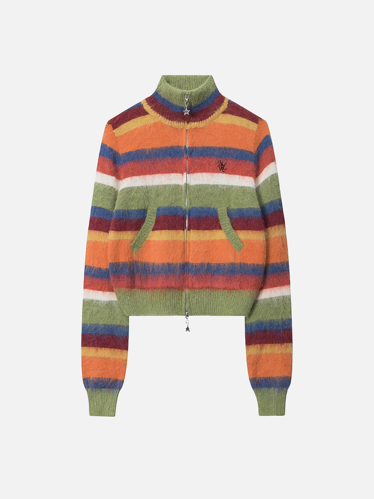 Fushya Colorful Cropped Cardigan