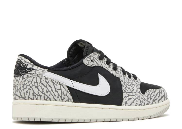 Davenzarry | Air Jordan 1 Retro Low OG 'Black Cement' | View 3