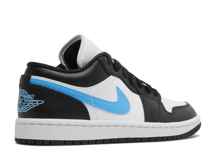 Davenzarry | Women's Air Jordan 1 Low 'Black University Blue' | View 3