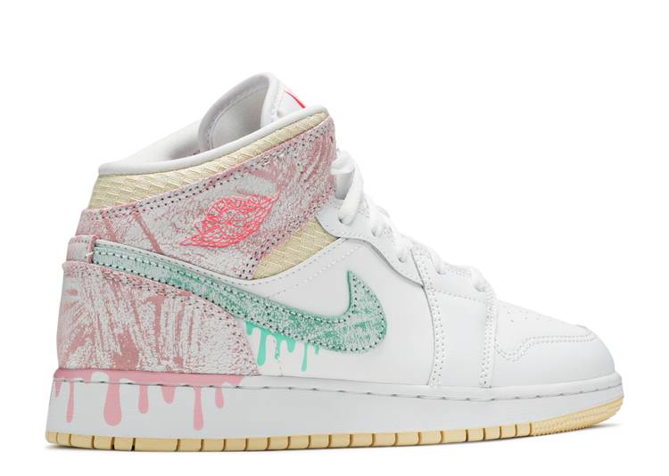 Davenzarry - Air Jordan 1 Mid SE 'Paint Drip' - Image 3