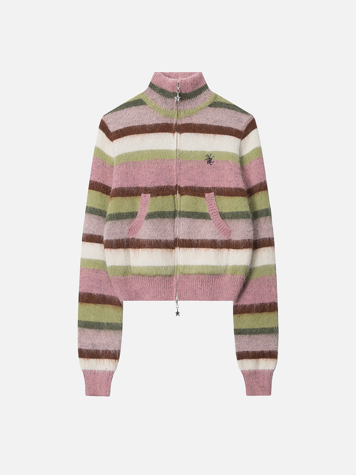 Fushya Colorful Cropped Cardigan