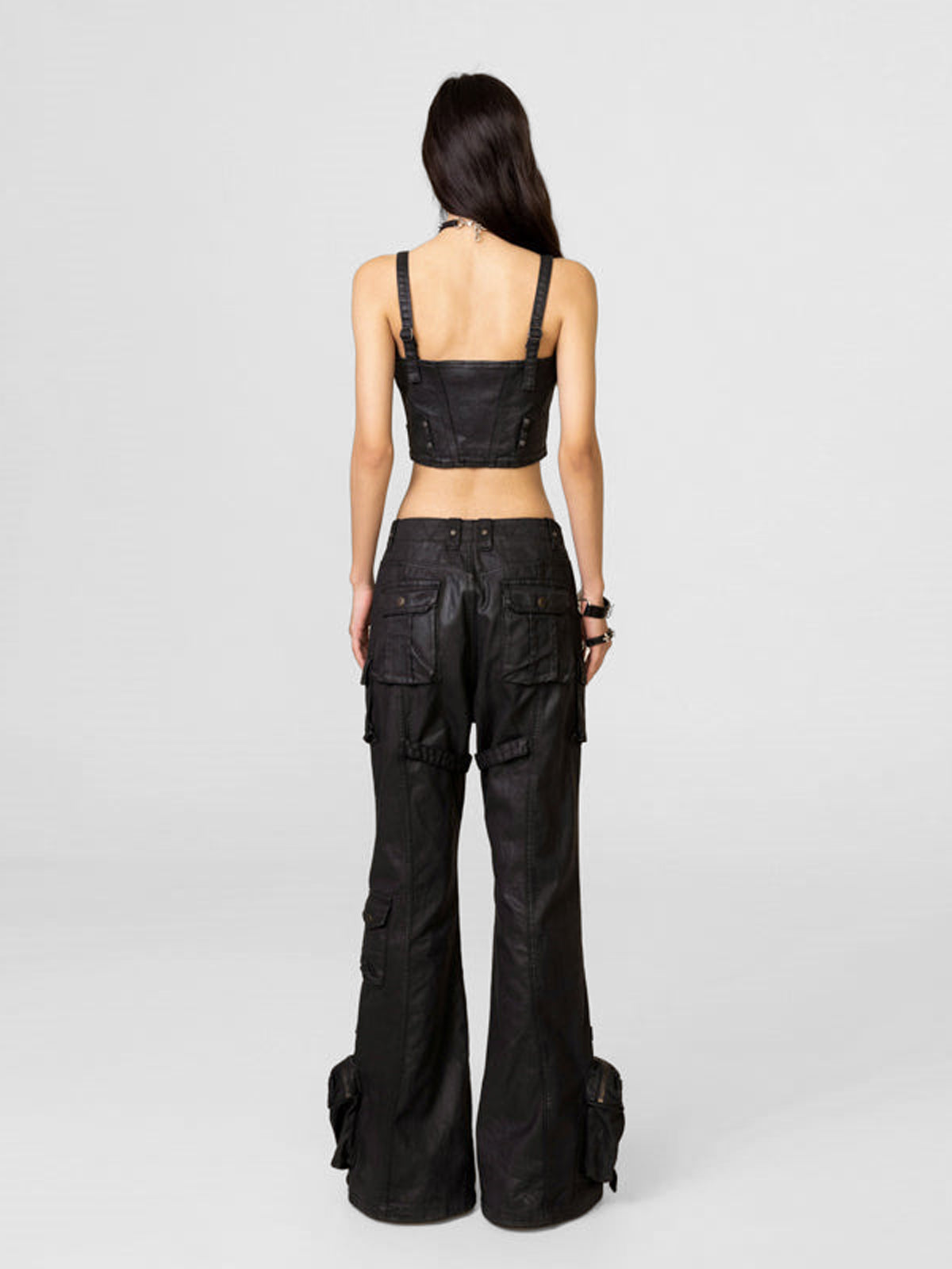 Fushya SMFK "80s tape" Street Leather Cropped