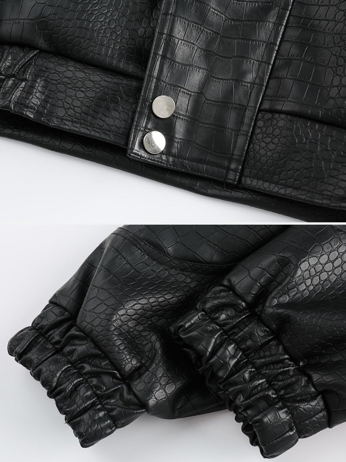 Fushya Deep Street Belt Leather Jacket