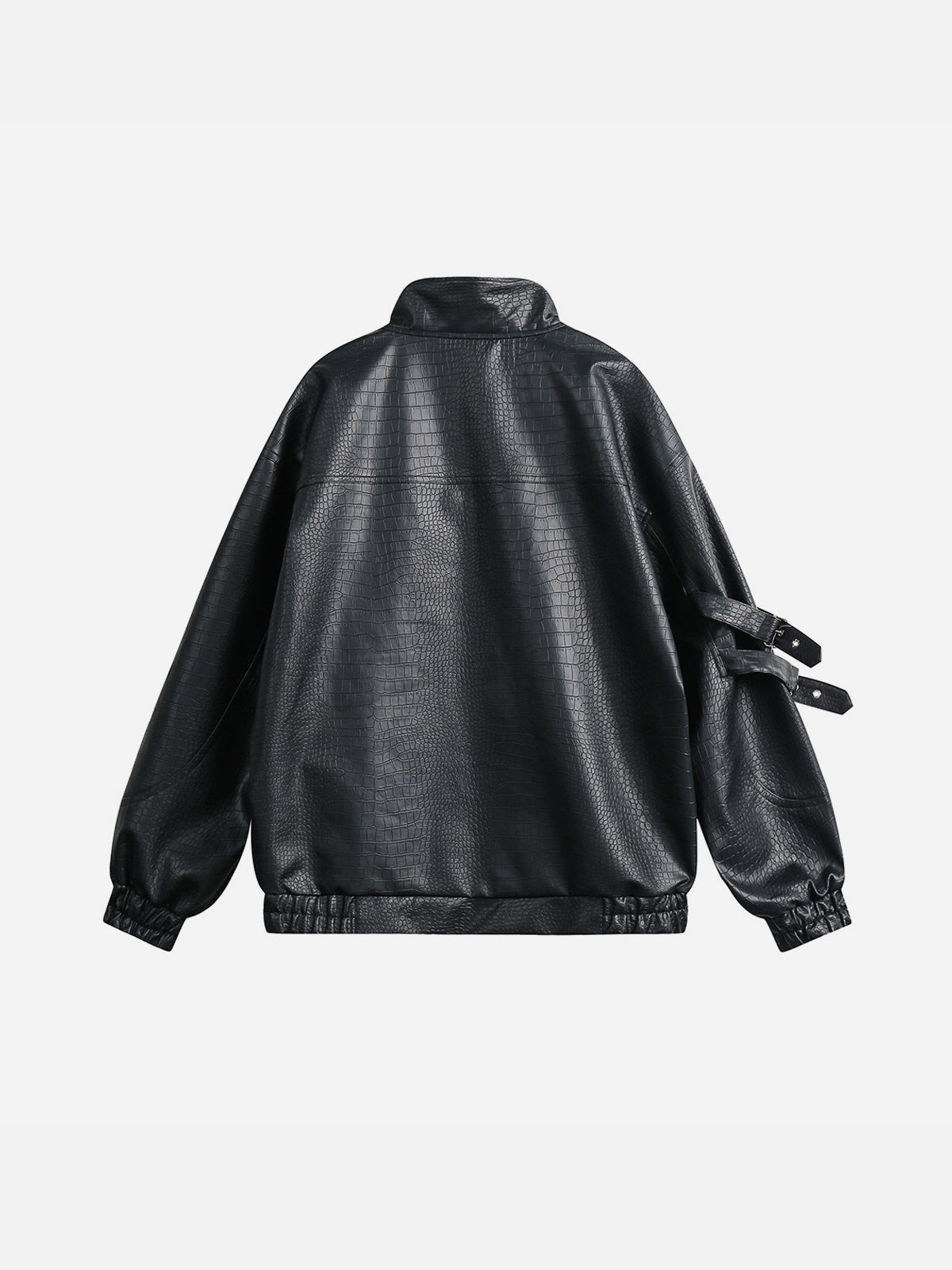 Fushya Deep Street Belt Leather Jacket