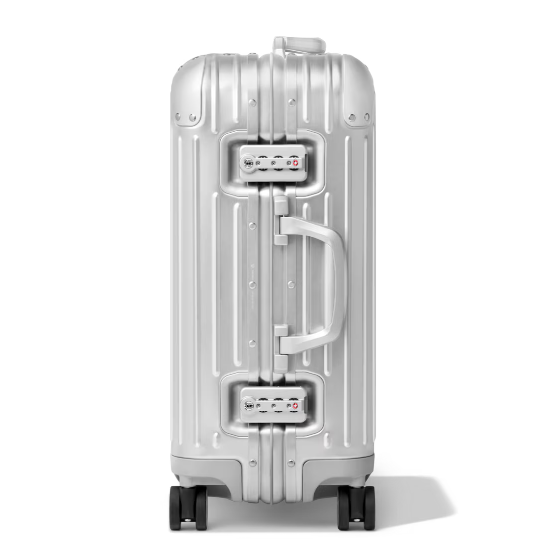 Davenzarry | Rimowa Cabin Aluminum Suitcase | Silver | View 3