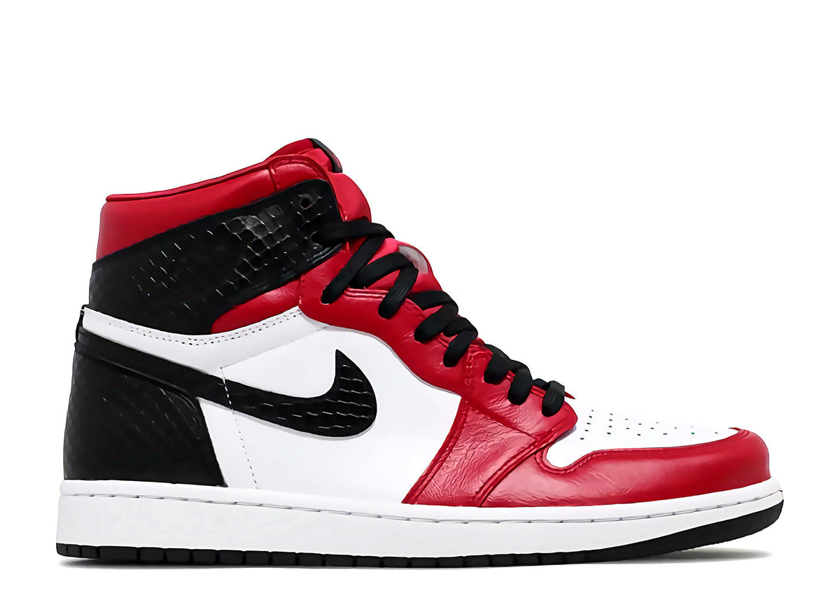 Davenzarry | Women's Air Jordan 1 Retro High OG 'Satin Red' | View 1