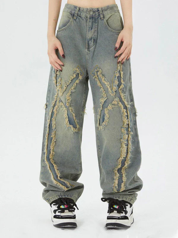 Fushya "Street Star" X Washed Baggy Jean