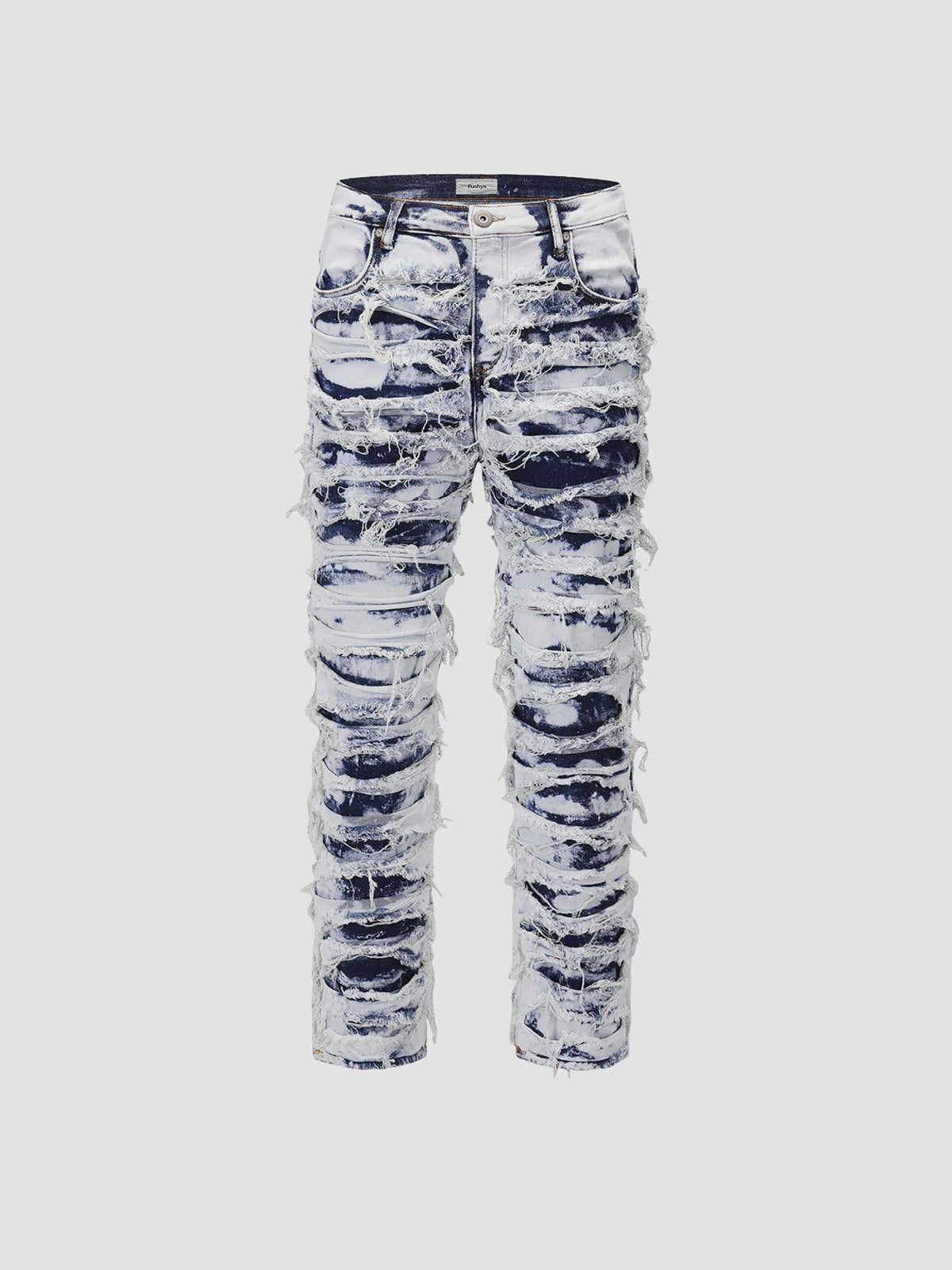 Fushya "Street Star" Blue Fringe Jean